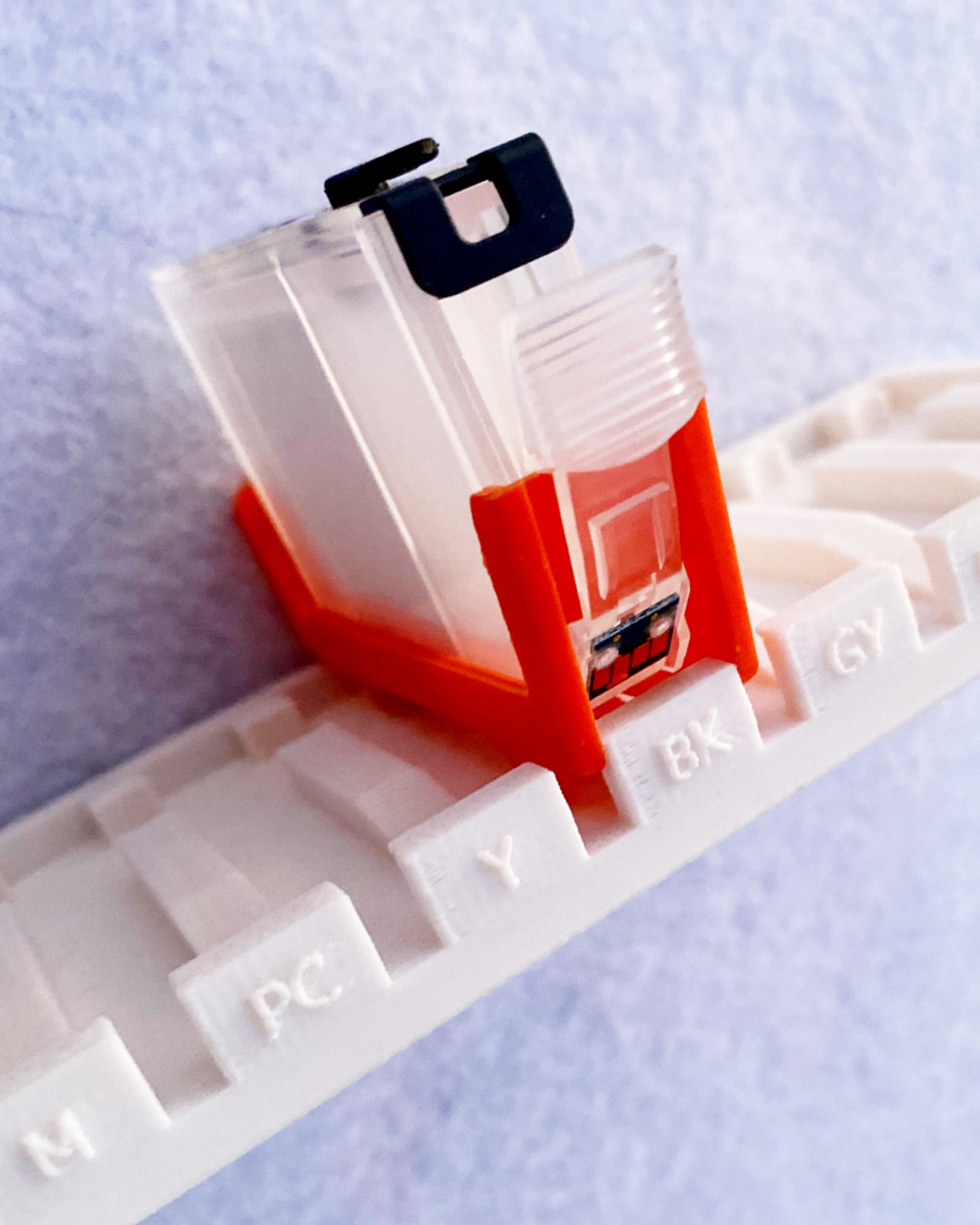 CLI ORGANIZER HOLDER for CLI 42, CLI 8, BCI 6 "Orange Cartridge Clip Cover"