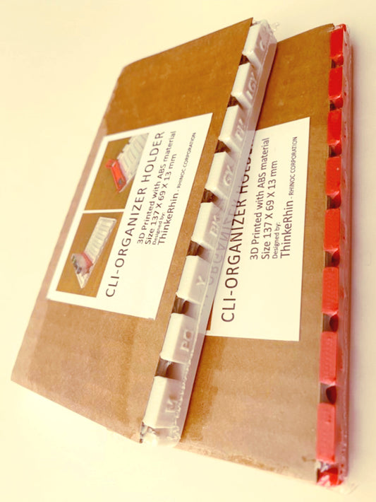 CLI ORGANIZER HOLDER for CLI 42, CLI 8, BCI 6 "Orange Cartridge Clip Cover"